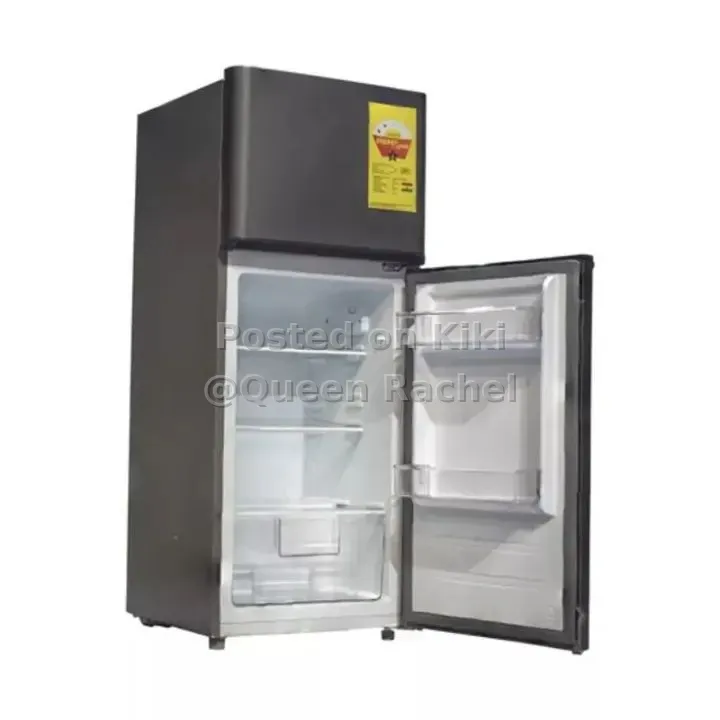 Grey Double Lid Chest Freezer with Caster Wheels